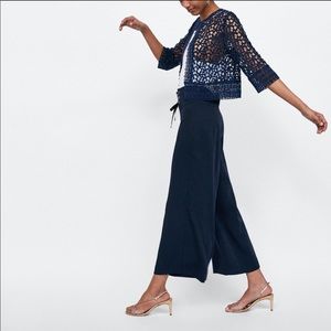 NWOT ZARA LACE CARDIGAN TOPPER